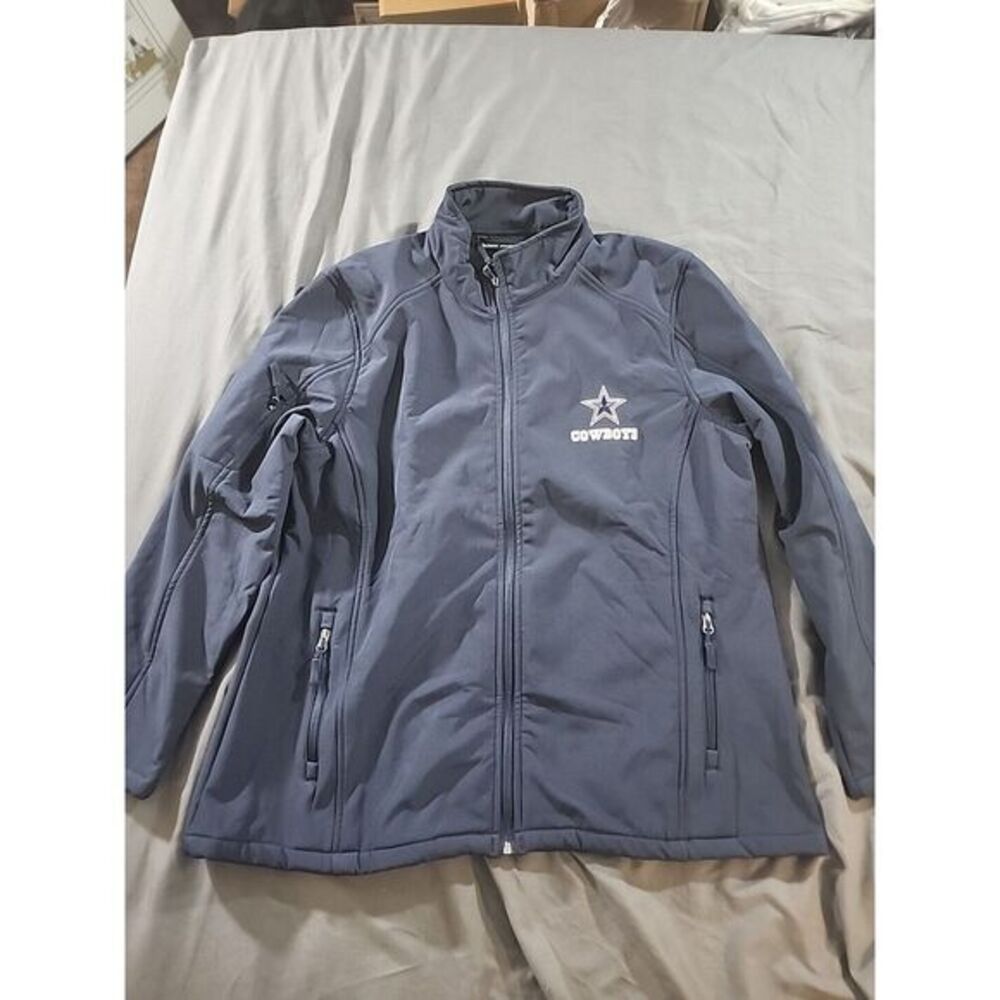 NWT Dunbrooke Apparel Dallas Cowboys  Navy 2XL Woman's Sonoma‎ Softshell Jacket